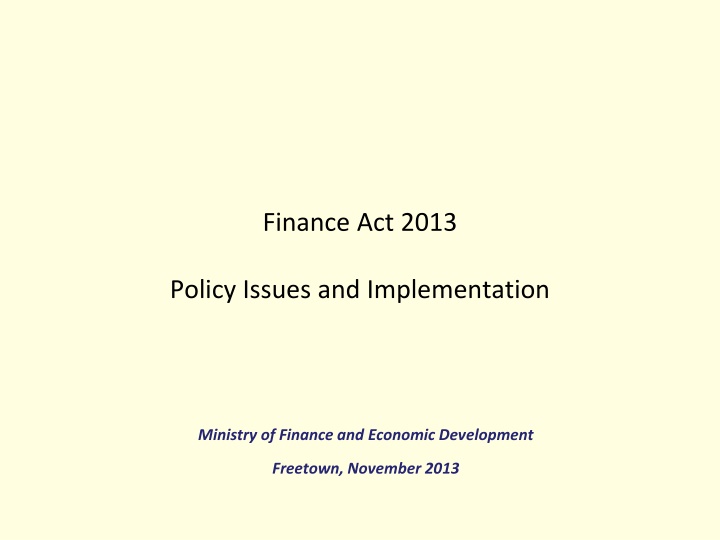 finance act 2013 n.w