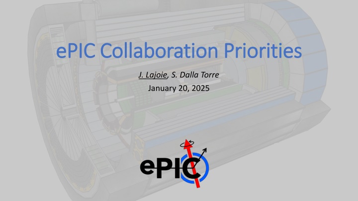 ePIC Collaboration Priorities