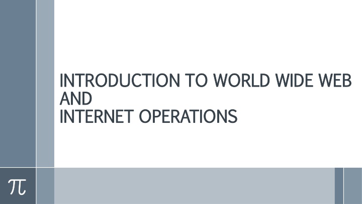 introduction to world wide web introduction n.w
