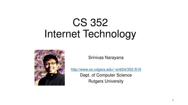 CS 352 Internet Technology