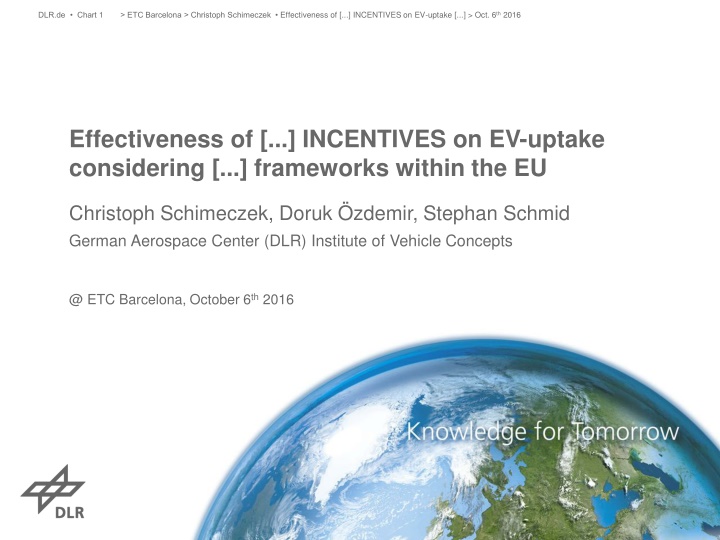 Effectiveness of Incentives on EV-uptake in Barcelona
