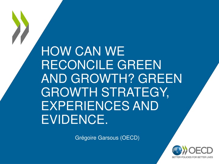 how can we reconcile green and growth green n.w