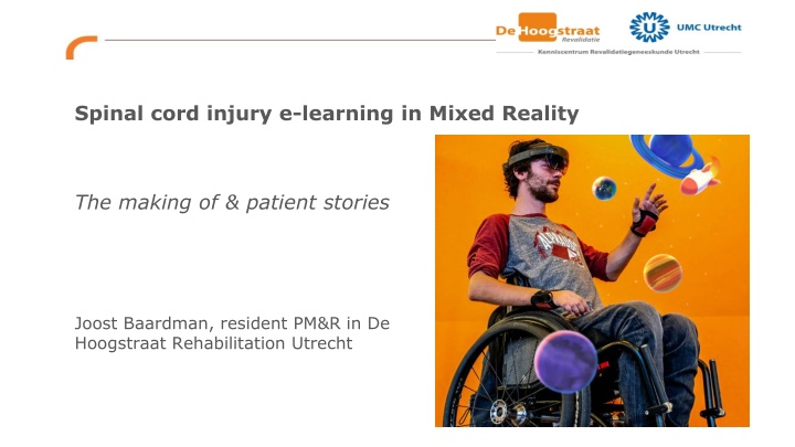 spinal cord injury e learning in mixed reality n.w
