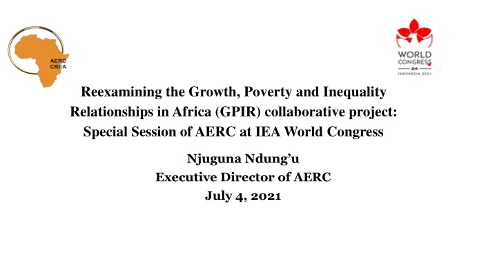 reexamining the growth poverty and inequality n.w