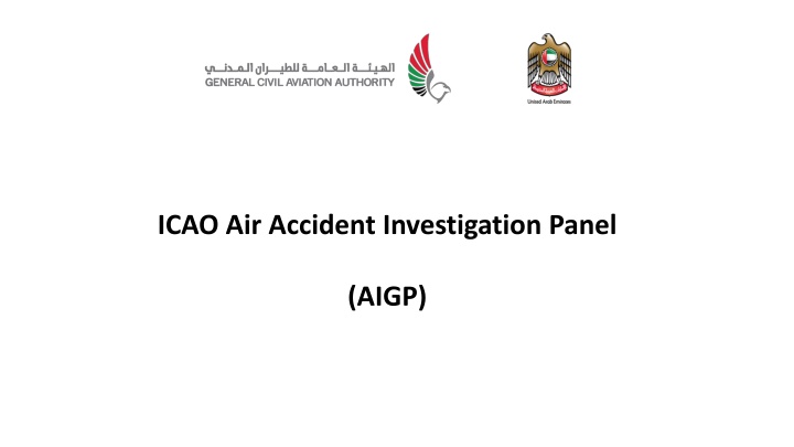 ICAO Air Accident Investigation Panel (AIGP) Overview