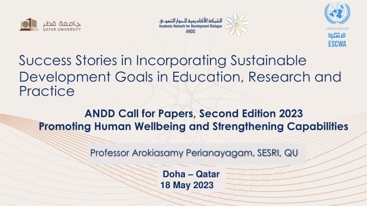 Success Stories in Sustainable Development Goals and Human Wellbeing