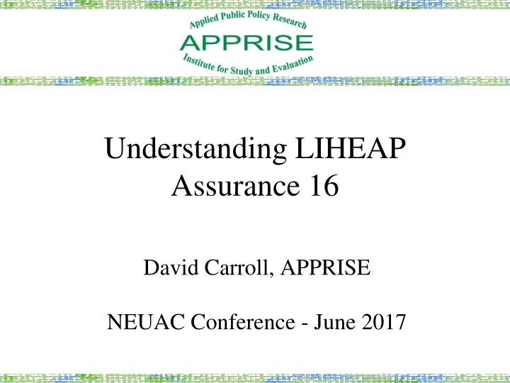 LIHEAP Assurance 16: State Certification Requirements