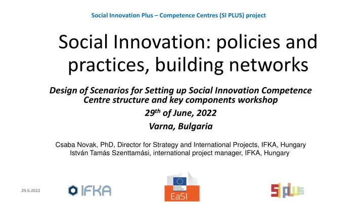 social innovation policies and practices building n.w