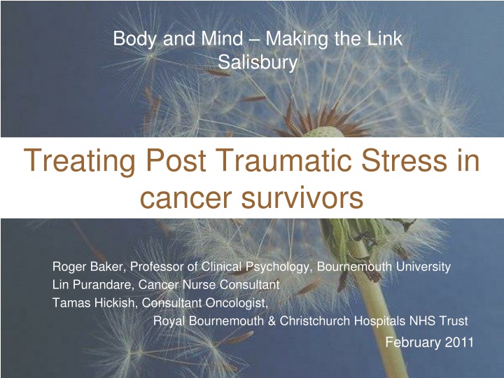 body and mind making the link salisbury n.w