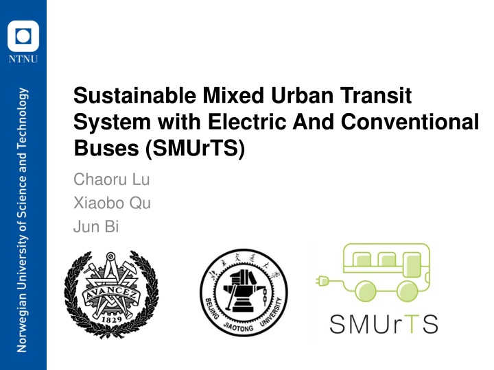 Sustainable Mixed Urban Transit System with Electric and Conventional Buses