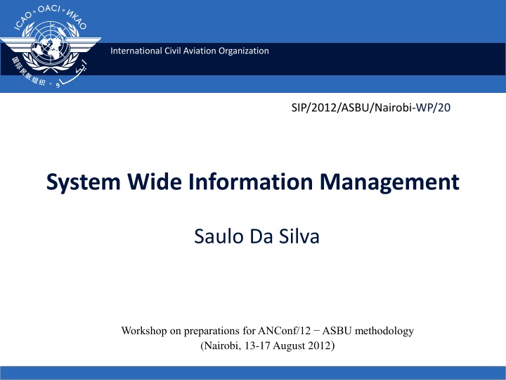 international civil aviation organization n.w