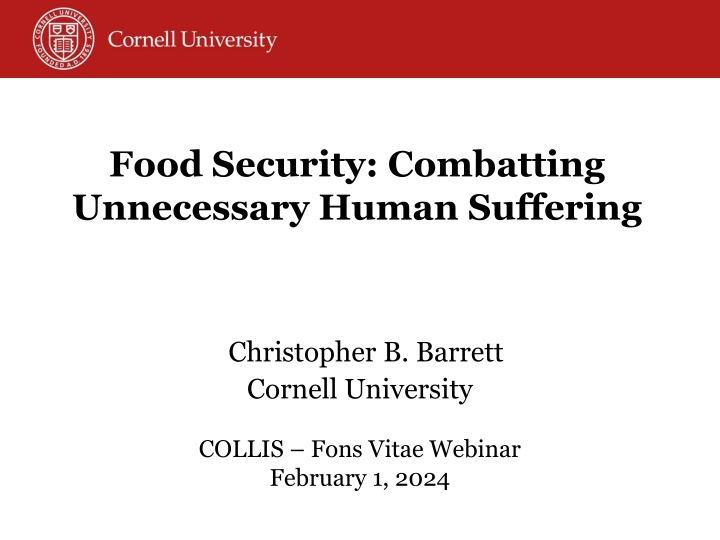 food security combatting unnecessary human n.w