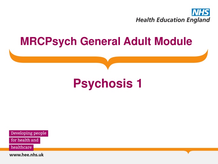 mrcpsych general adult module n.w