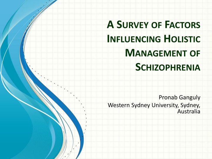 Factors Influencing Holistic Management of Schizophrenia