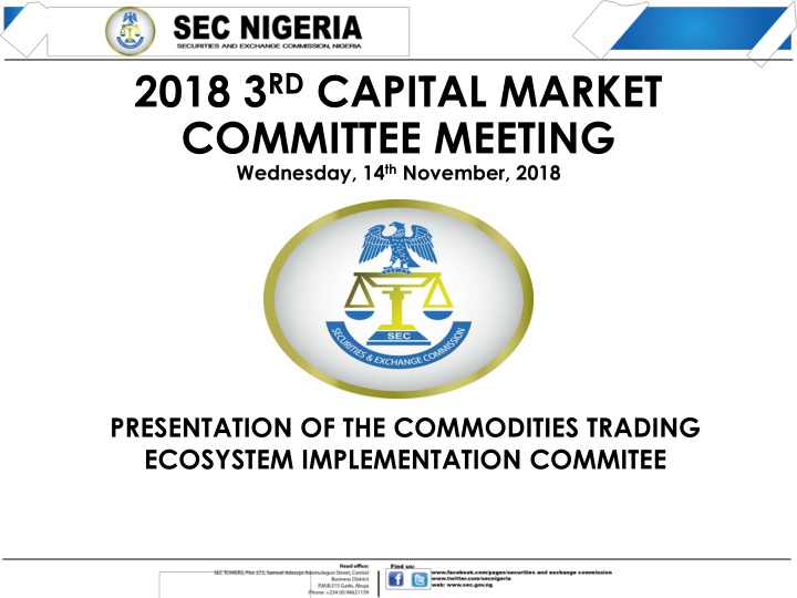 Commodities Trading Ecosystem Implementation Plan