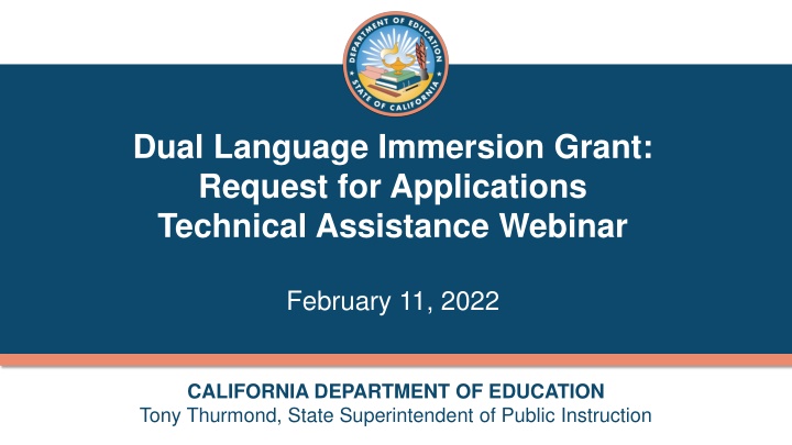 dual language immersion grant request n.w