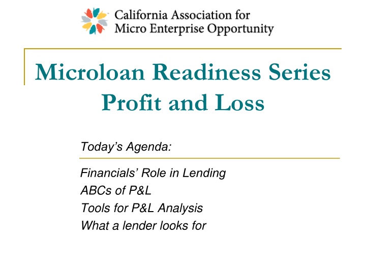 Microloan Readiness Series