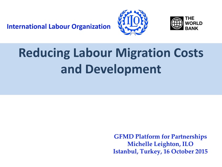Reducing Labour Migration Costs for Development