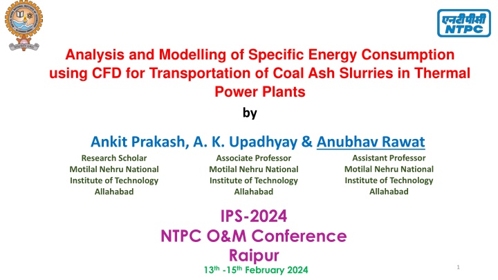 Analysis and Modelling of Specific Energy Consumption in Thermal Power Plants