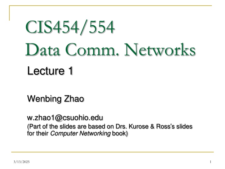 Computer Networking Fundamentals