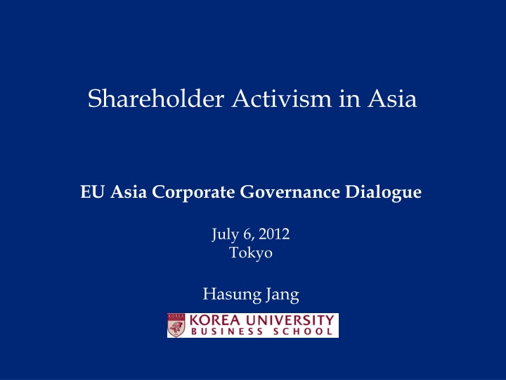 shareholder activism in asia n.w