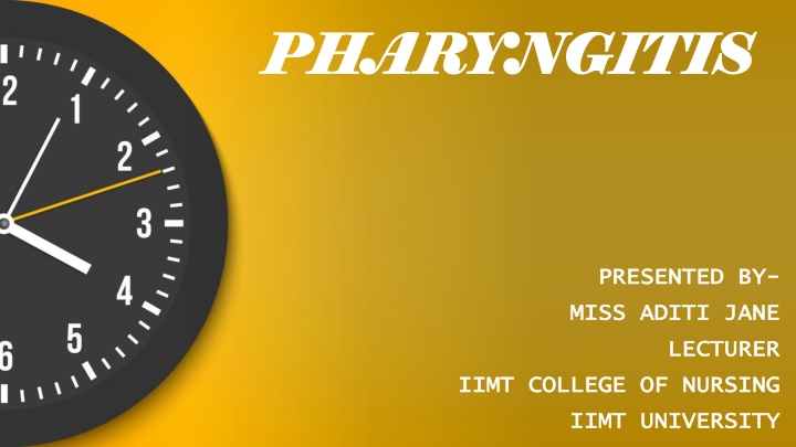 Overview of Pharyngitis: Causes, Symptoms, and Management