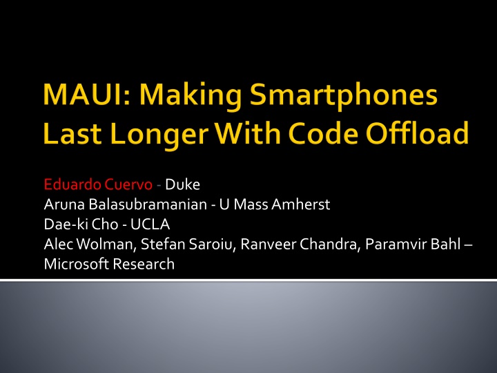 Advancements in Mobile Computing and Energy Efficiency