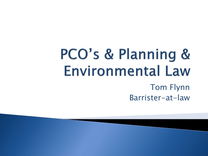 Special Costs Regime in Environmental & Planning Law