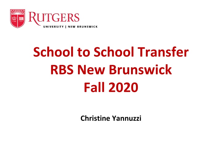 School to School Transfer Requirements at Rutgers
