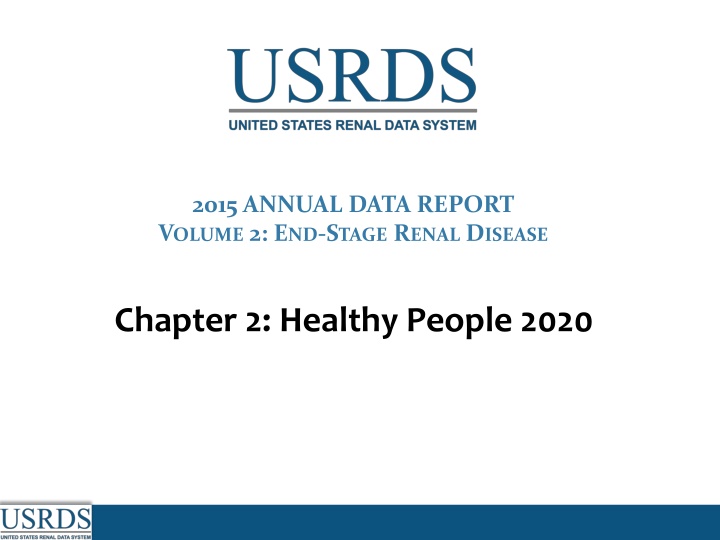2015 annual data report v olume 2 e nd s tage n.w