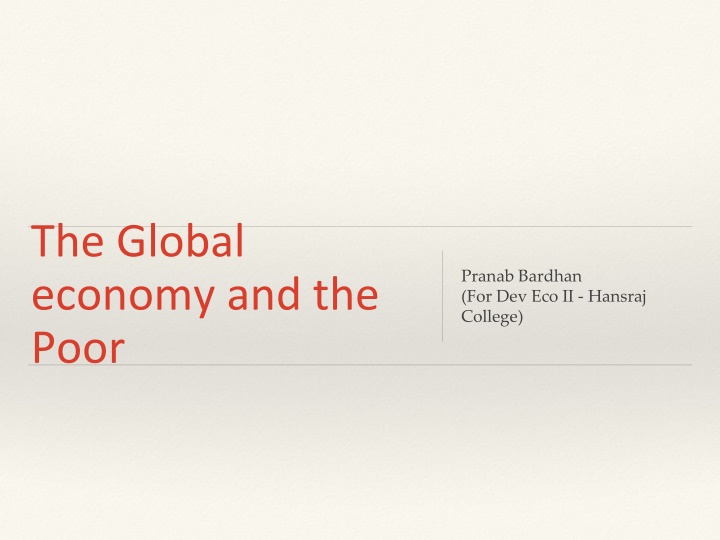 Labor Compensation Realities