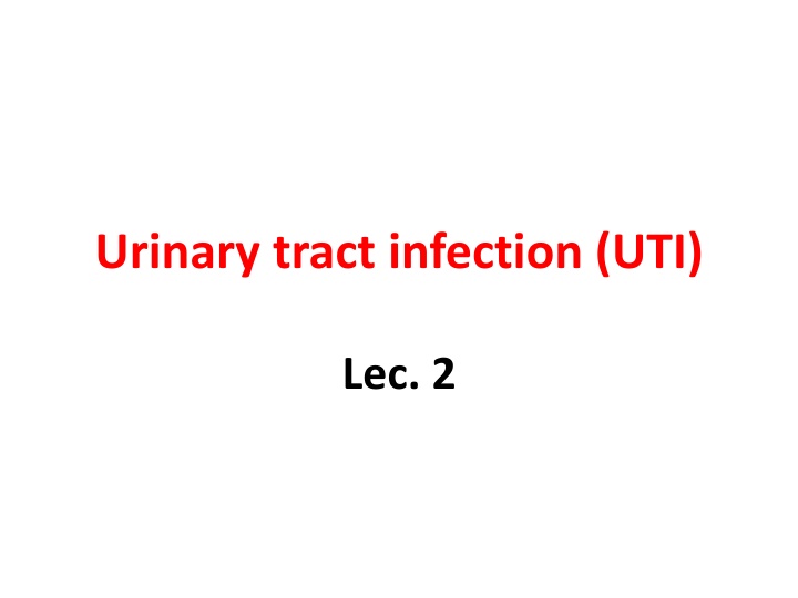 urinary tract infection uti n.w