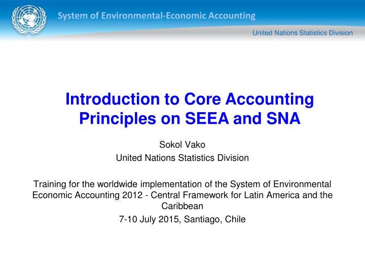 system of environmental economic accounting n.w