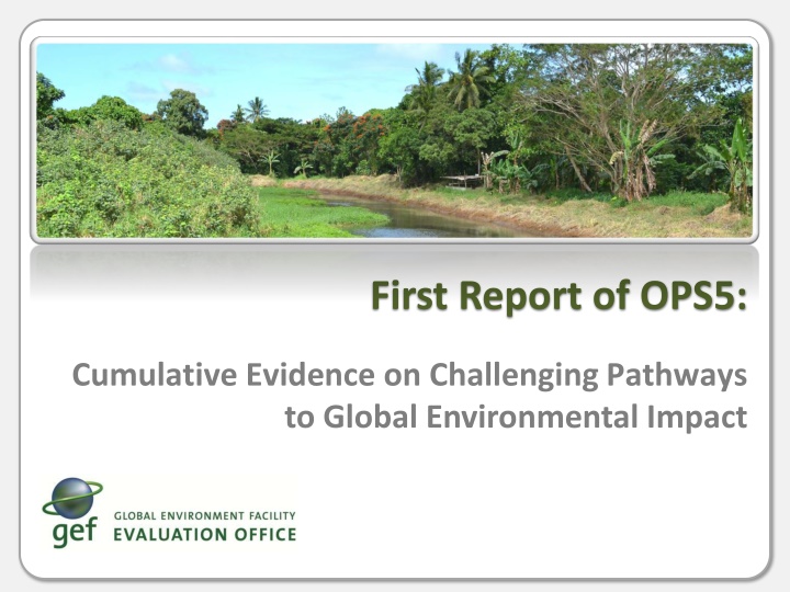 Challenging Pathways to Global Environmental Impact: OPS5 Report Update