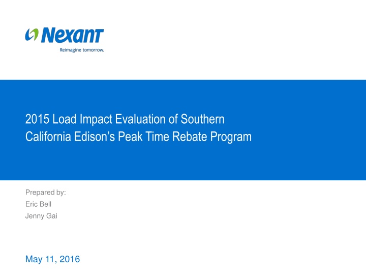 2015 load impact evaluation of southern n.w