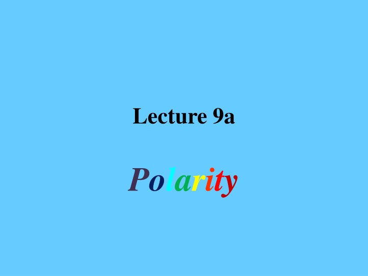 lecture 9a n.w
