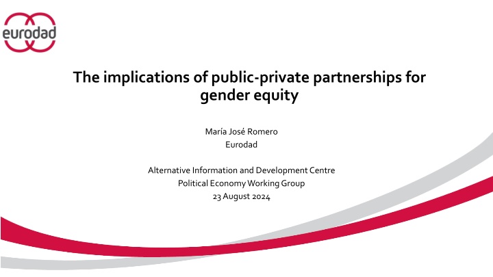 Gender Equity in Public-Private Partnerships