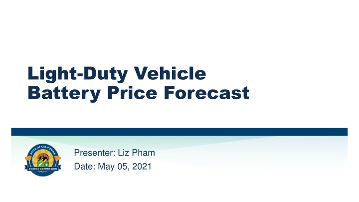 light duty vehicle battery price forecast n.w