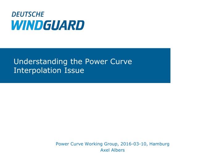 understanding the power curve interpolation issue n.w