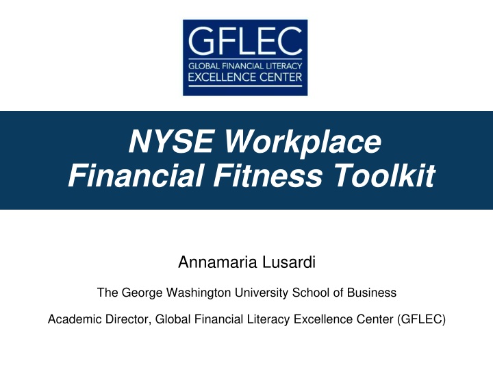Workplace Financial Fitness Toolkit at NYSE