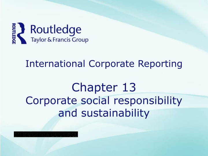 Corporate Social Responsibility and Sustainability Initiatives