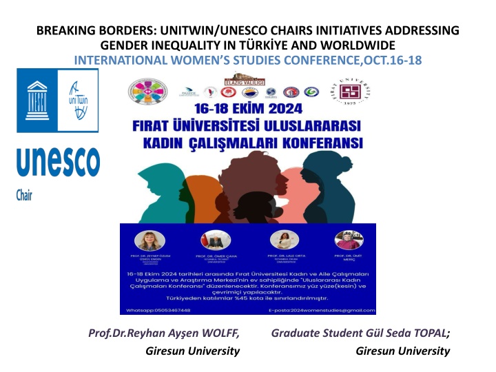 Addressing Gender Inequality Through UNESCO Initiatives