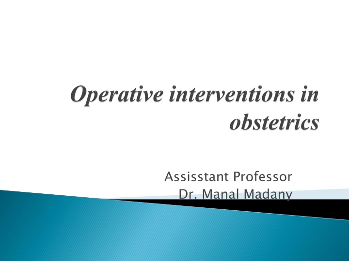 Episiotomy and Caesarean Section Procedures