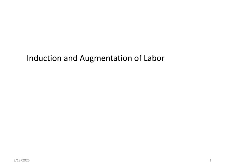 induction and augmentation of labor n.w