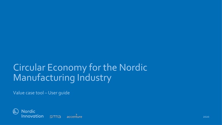 circular economy for the nordic manufacturing n.w