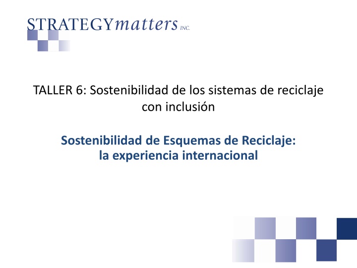 Sostenibilidad de los sistemas de reciclaje con inclusión