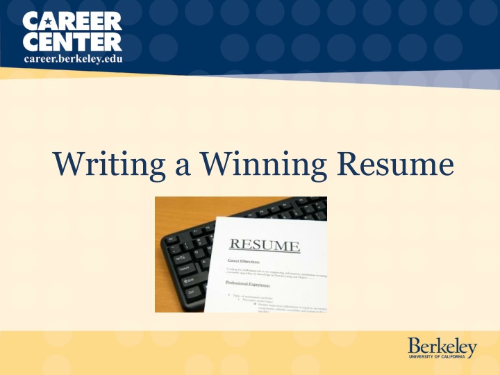writing a winning resume n.w