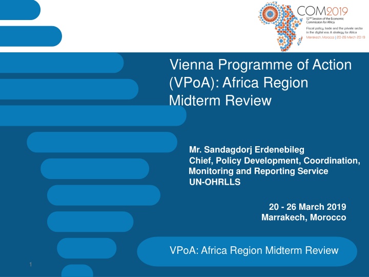 Progress and Challenges in Implementing VPoA for Africa Region