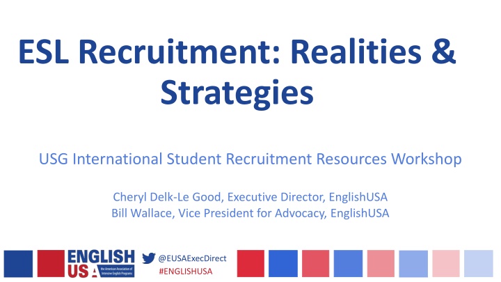 esl recruitment realities strategies n.w