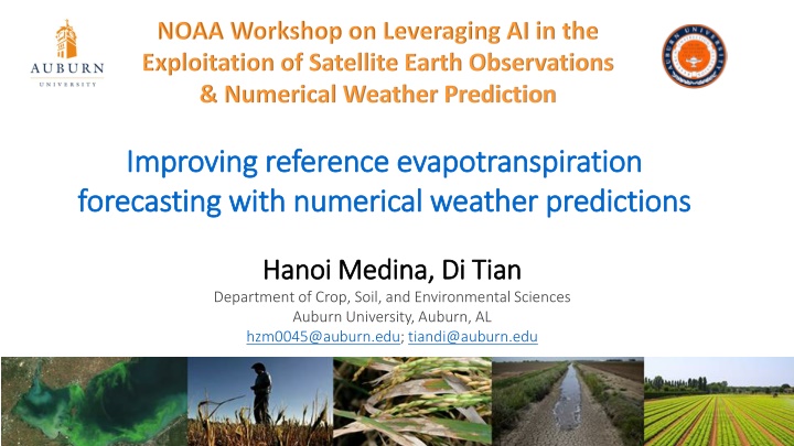 Leveraging AI for Improving Evapotranspiration Forecasting